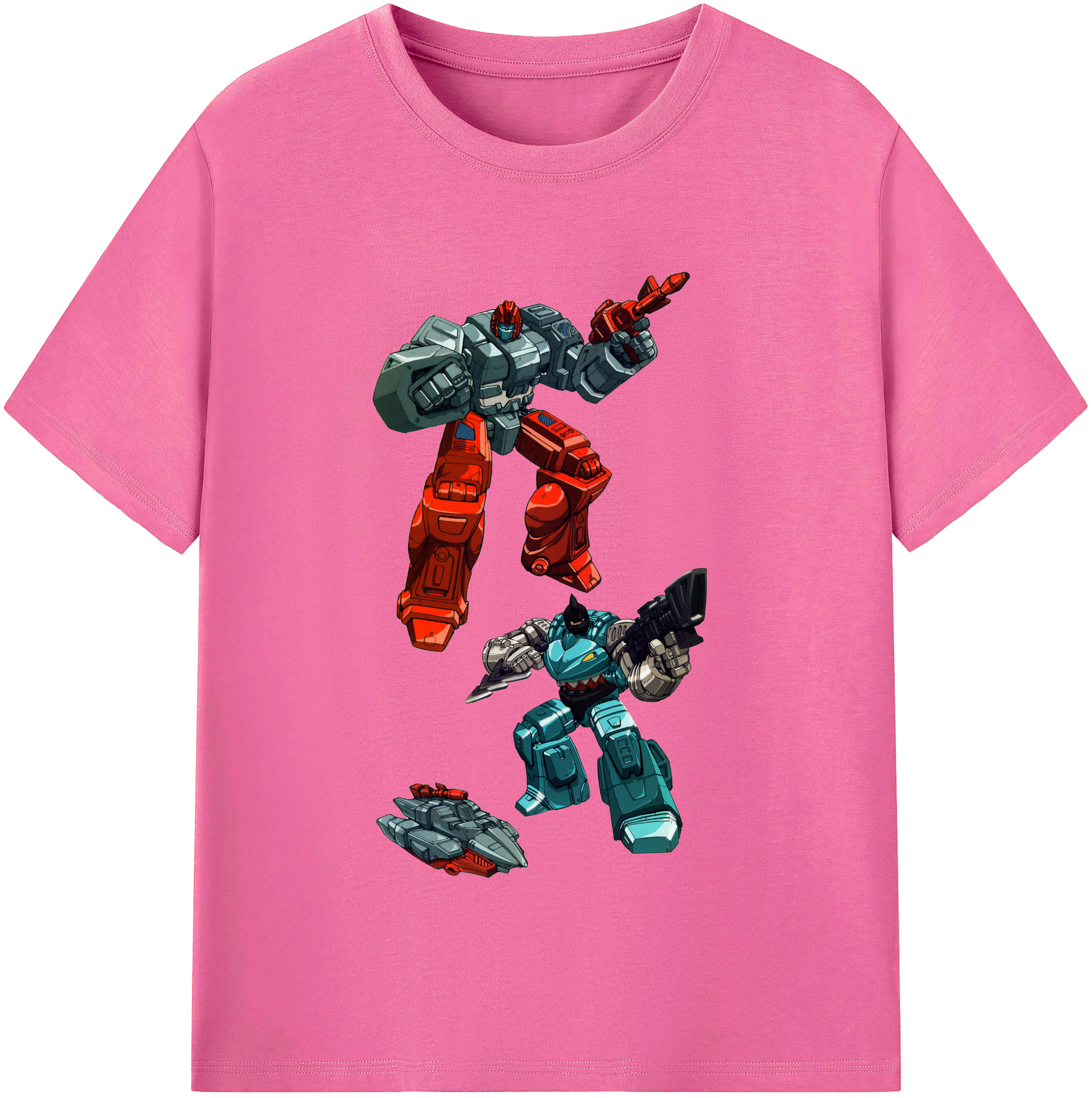 （画像用）  レディースカジュアルプリントTシャツ（綿100％）